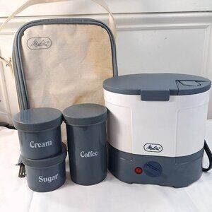 Melitta travel 1 cup personal coffee maker with case Model PCM-1 WORKS Vintage